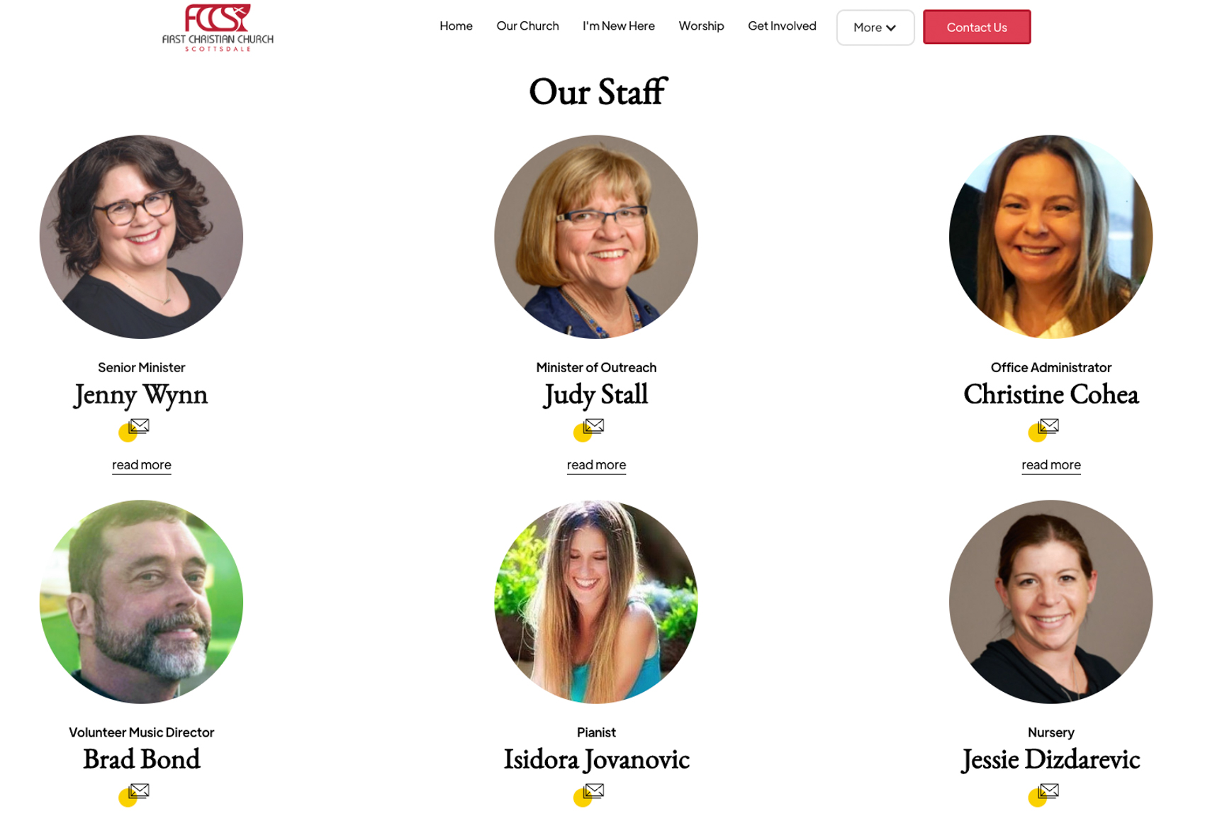 Our Staff First Christian Church Scottsdale